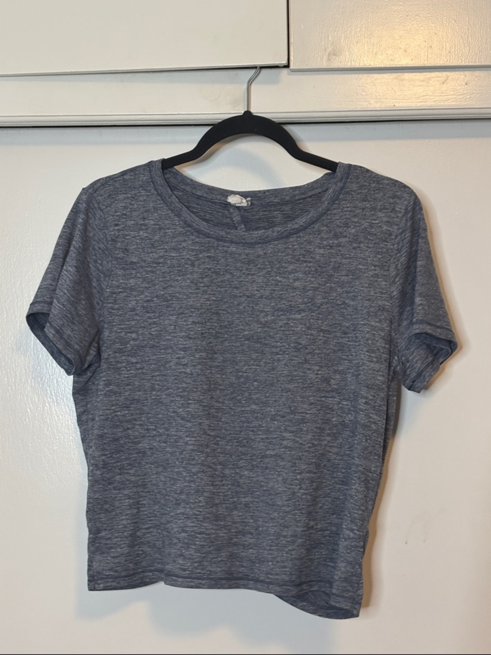 Heathered Gray Basic Crewneck Tee